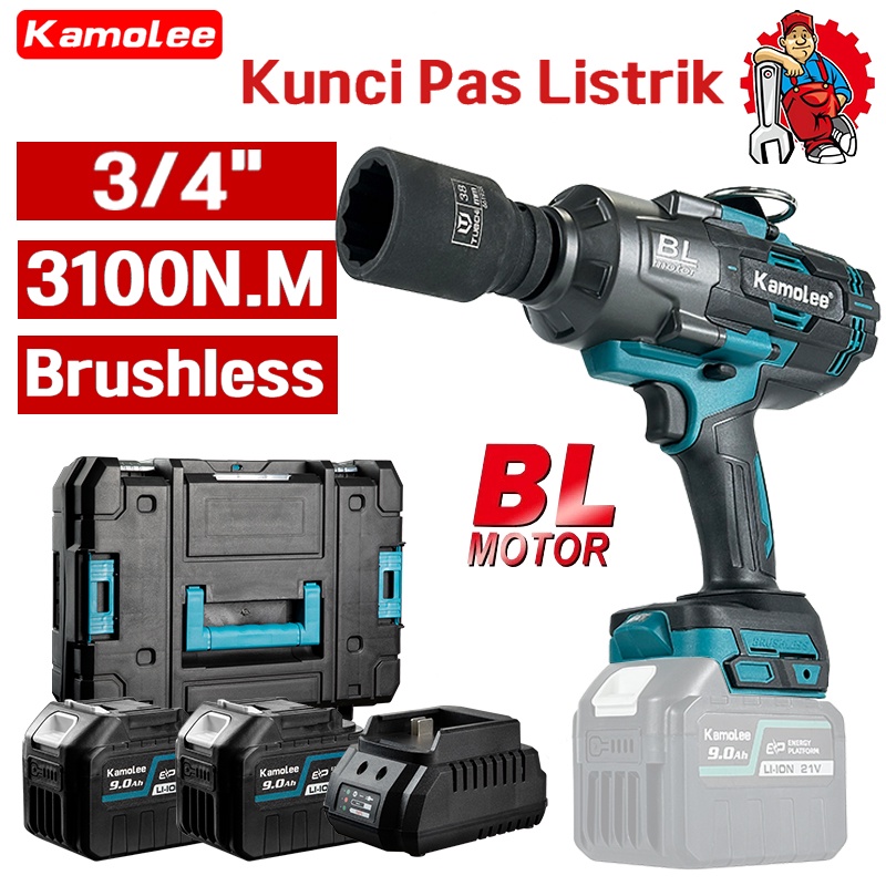 Jual Kamolee N M Torque Electric Impact Wrench Kompatibel