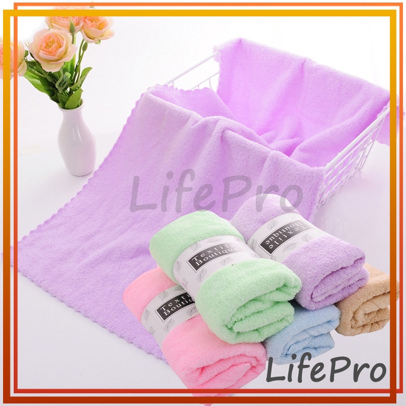 Jual Lifepro Handuk Mandi 35 x 75 cm Microfiber Bulu Premium Handuk ...
