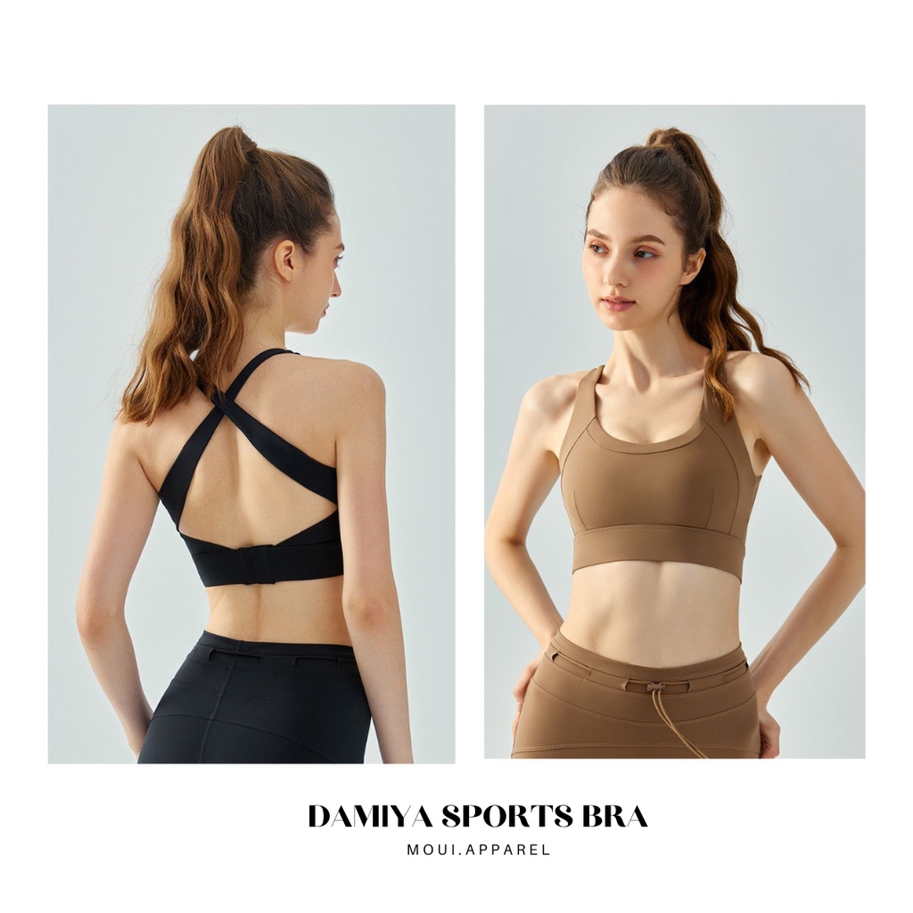 Jual MOUI.APPAREL DAMIYA SPORTS BRA HIGH SUPPORT BRA FIXED PADDING