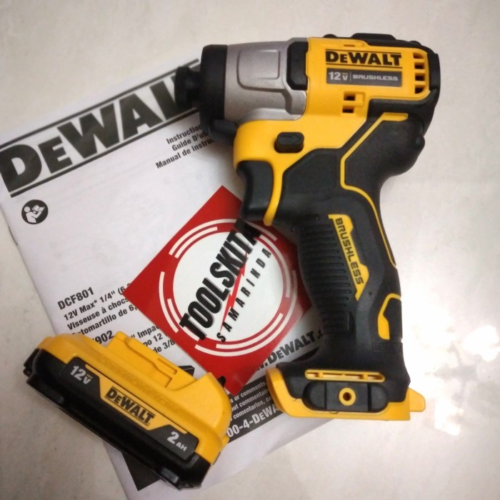 Jual Impact Driver Dewalt DCF801B 12V Max Xtreme Brushless 2 Ah ...