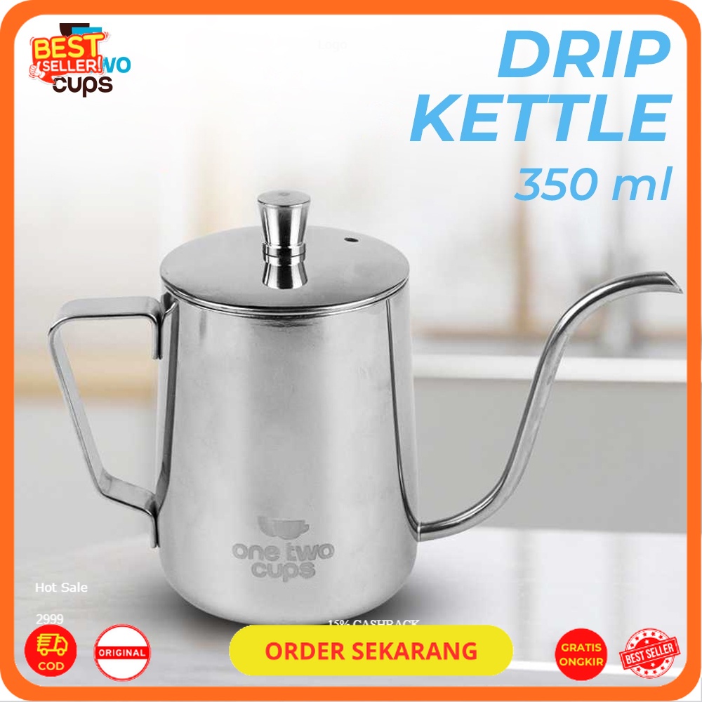Jual One Two Cups Teko Kopi Lengkap Dengan Penutup Leher Angsa Pitcher ...