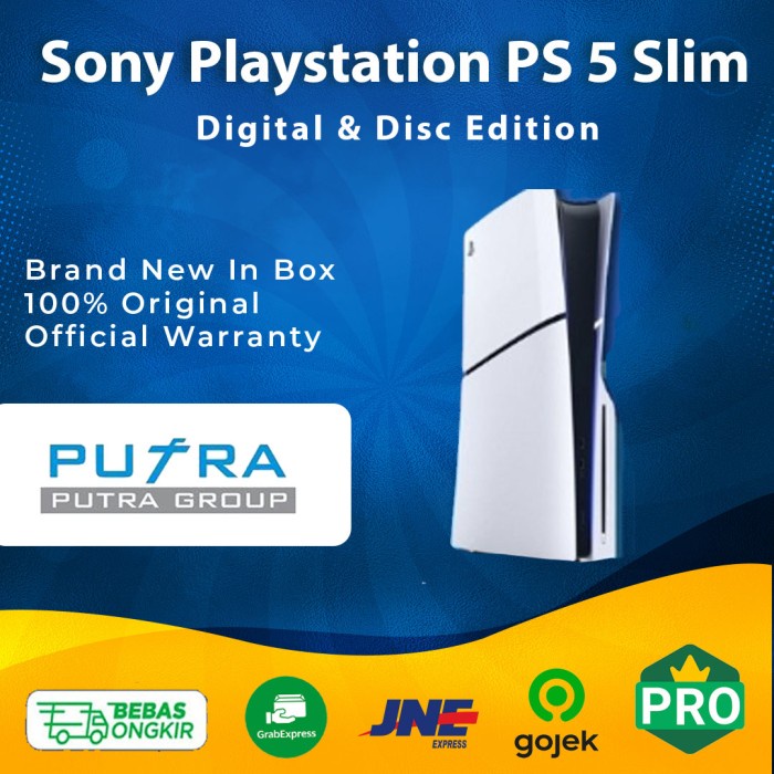 Jual Sony Playstation 5 Slim Disc / Digital Edition PS5 PS Play Station