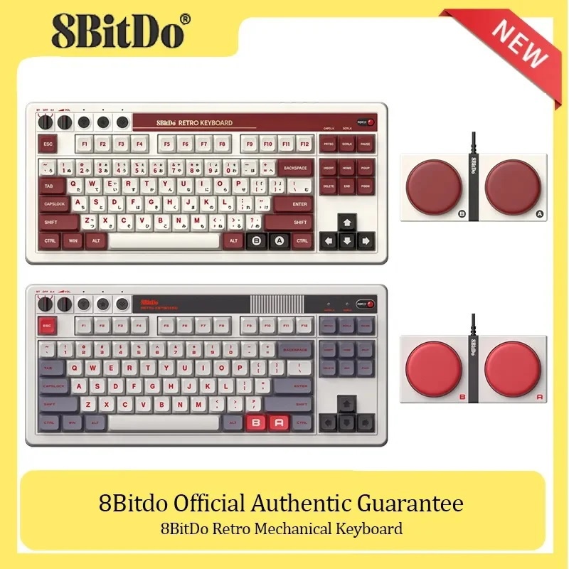 Jual Sky88 8Bitdo Retro Mechanical Gaming Keyboard Hotswappable 87 Keys ...
