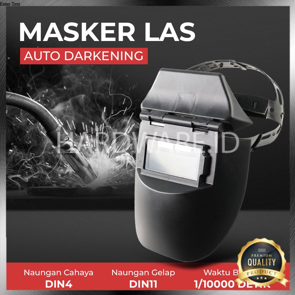 Jual (HI) Helm Las Safety Auto Darkening Safety Mask Flat Flip | Shopee ...