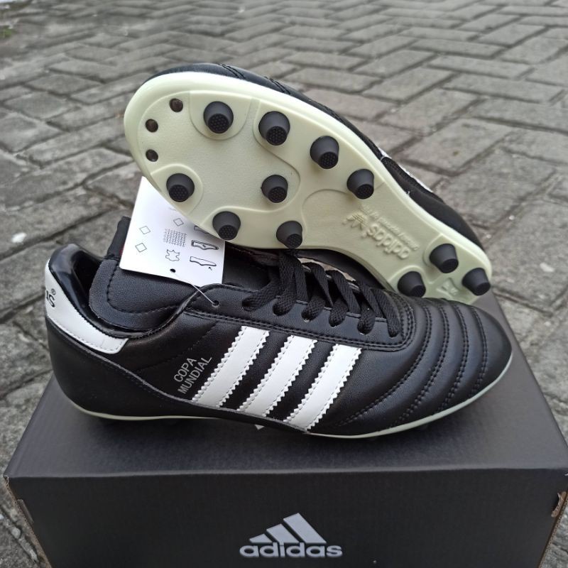 Jual Sepatu Bola Adidas Copa Mundial Fg Black Shopee Indonesia