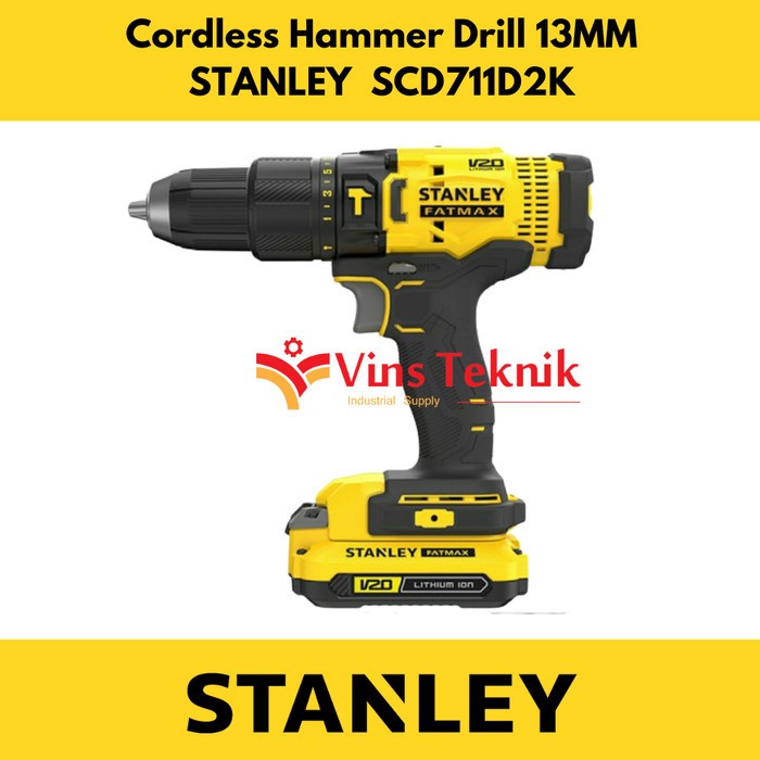 Jual Mesin Bor Tembok Cordless Hammer Drill Scd Stanley Scd D K V Shopee Indonesia