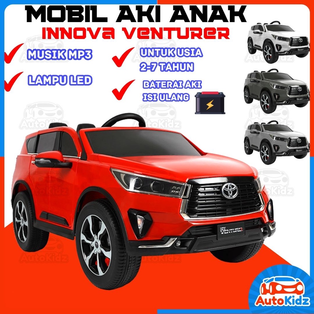 Jual Mobil Aki Anak Besar Toyota Innova Venturer Mobilan Listrik Bisa