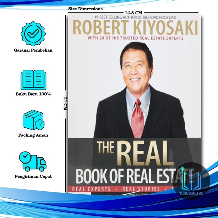 Jual The Real Book of Real Estate Robert T. Kiyosaki (English