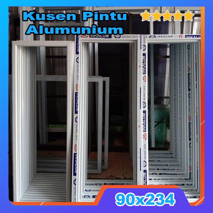 Jual Kusen pintu aluminium Warna Putih/Hitam | Shopee Indonesia