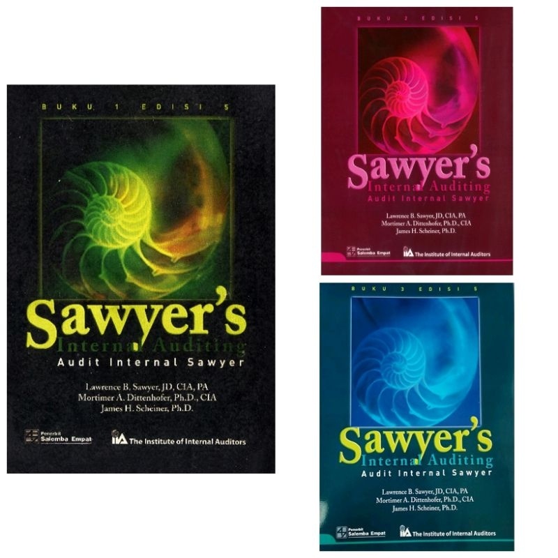 Jual Buku Audit Internal Sawyer Edisi 5 Jilid 1, 2 Dan 3 Lawrence B ...