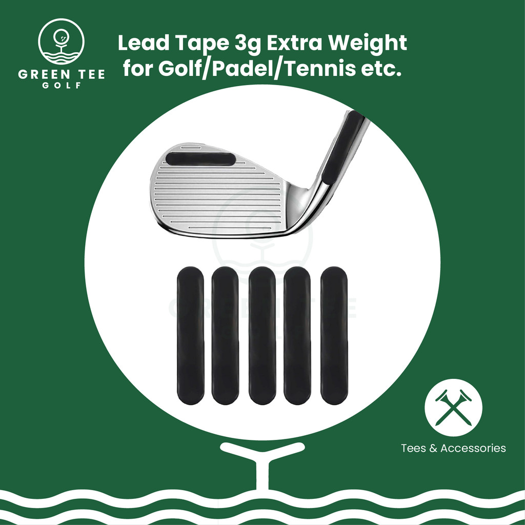 Jual Lead Tape Timah Pemberat Stik Golf Raket Tennis Padel 3 gram ...