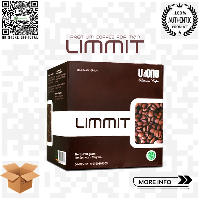 Jual KOPI LIMIT U ONE LIMMIT COFFEE 10 SACHET PER BOX | Shopee Indonesia