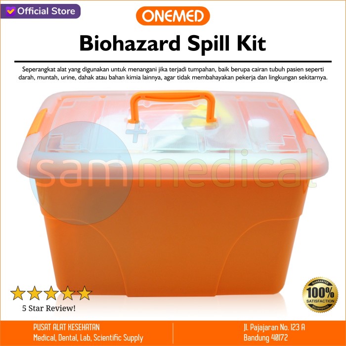 Jual OneMed Biohazard Spill Kit Box 1 Set - Spillkit Limbah Infeksius ...