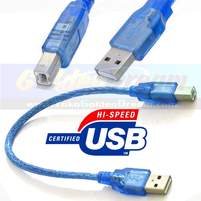 Jual Kabel Printer Usb Arduino Uno Mega Data Cable Pc Usb A To B Male Biru Shopee Indonesia