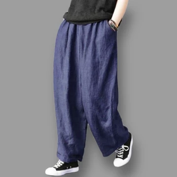CC Basic Kulot Pants Jumbo XXL Rami Linen Santuy Pants Jumbo. Celana Korean Style Potongan