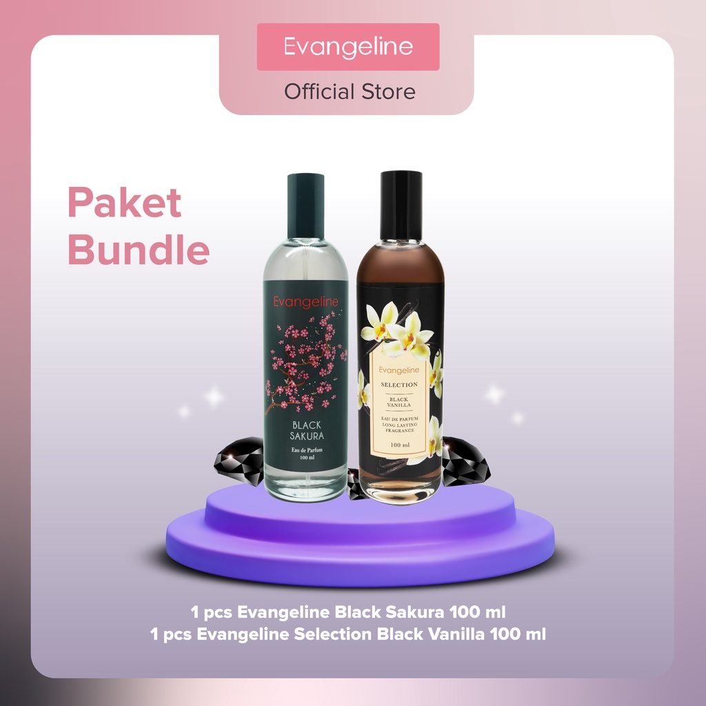 Jual Paket Bundle Black Sakura 100ml Black Vanilla 100ml