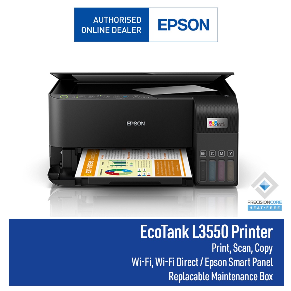 Jual Promo Spesial Epson Printer L3550 Print Scan Copy A4 Wi Fi Wi Fi Direct Replacable 8124