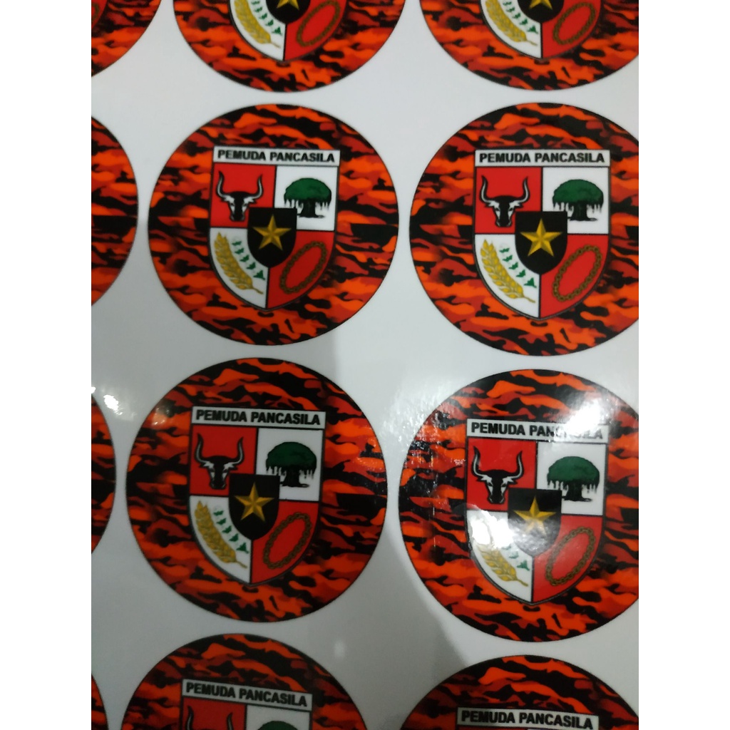 Jual Stiker Logo Pp 6x6 Cm Isi 5 Pcs Sticker Pemuda Pancasila Logo Pp