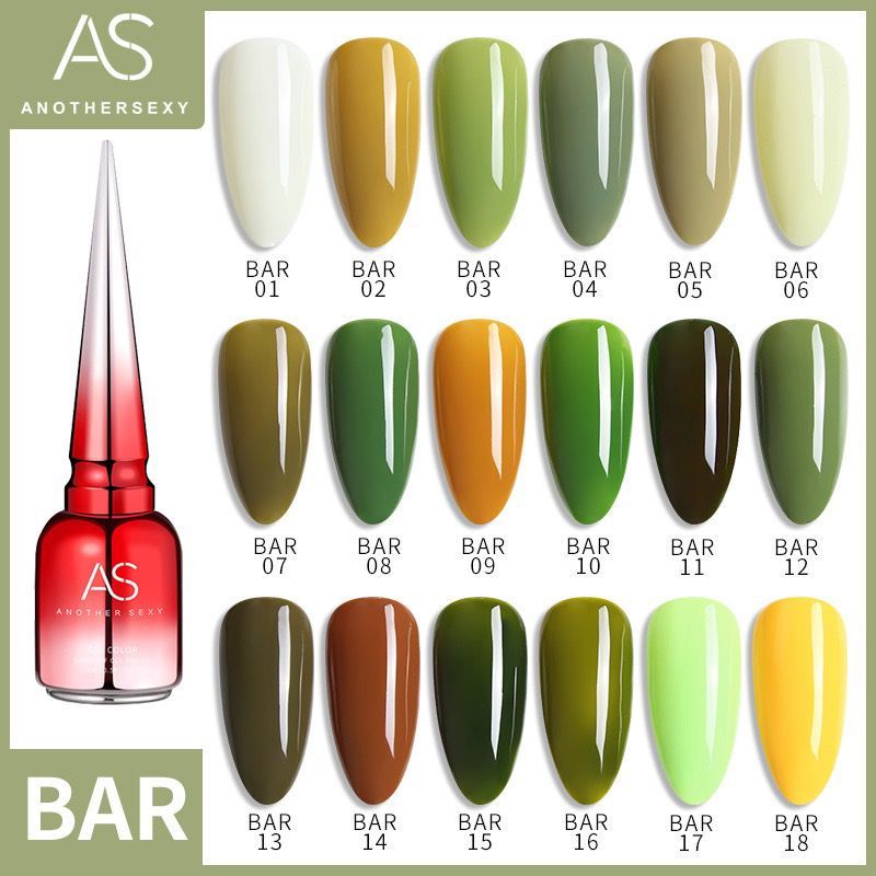 Jual As Bar Nail Gel Green Leaf Gel Polish Series Gel Polish Series