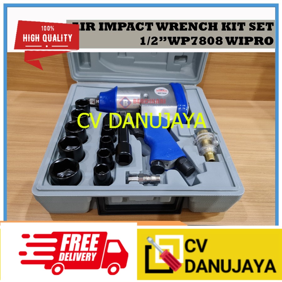 Jual Air Impact Wrench Kit Set Wipro Rp Rp Shopee Indonesia