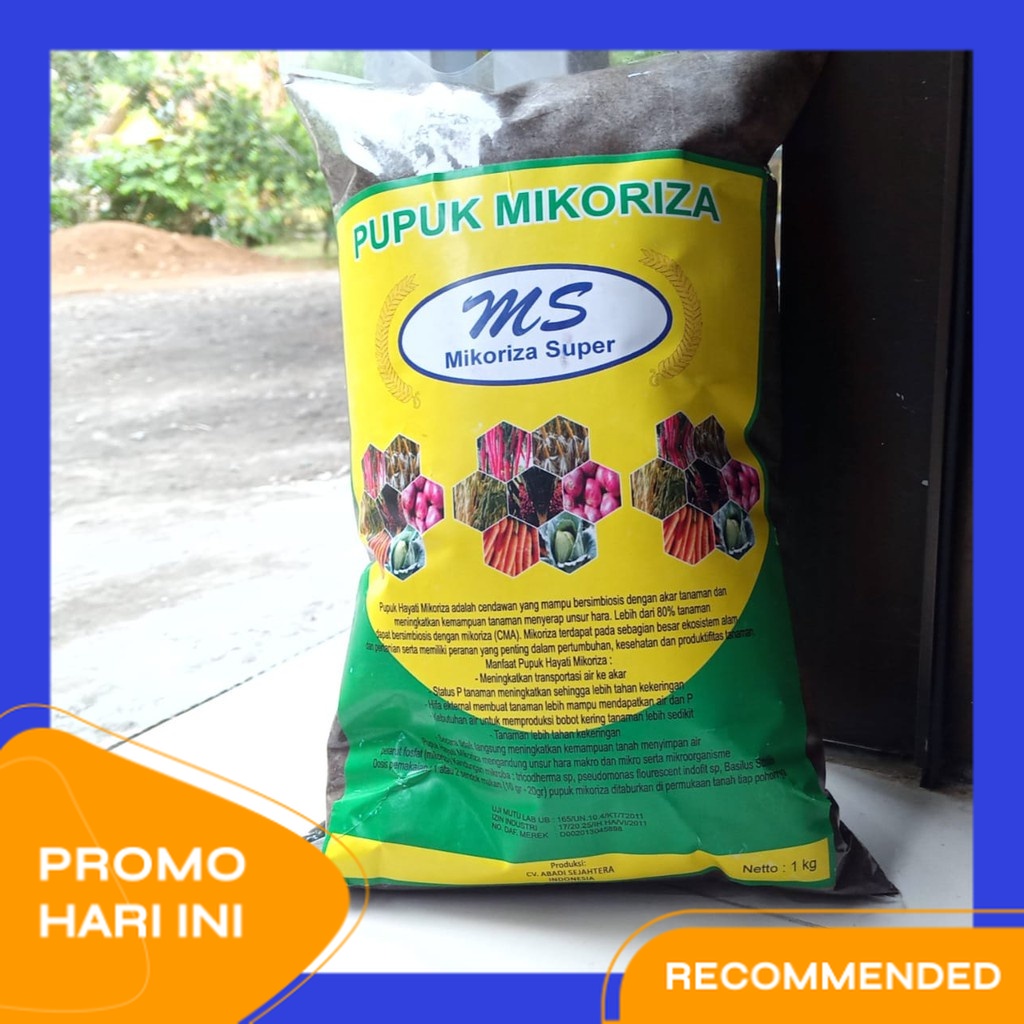 Jual Pupuk Hayati Mikoriza 1kg, Pupuk Mikoriza Super Penyubur Tanaman ...