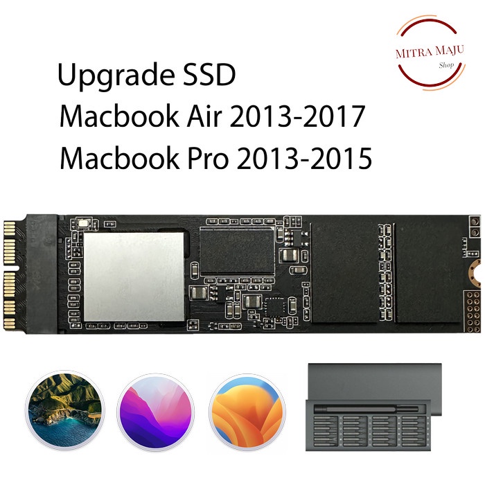 Jual SSD Macbook Air 2013 2014 2015 2016 2017 & Pro 2013-2015 A1465 ...