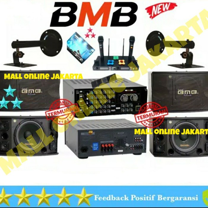 Jual Harga Spesial Paket Karaoke Bmb 12 Inch Speaker Ampli Bmb Original