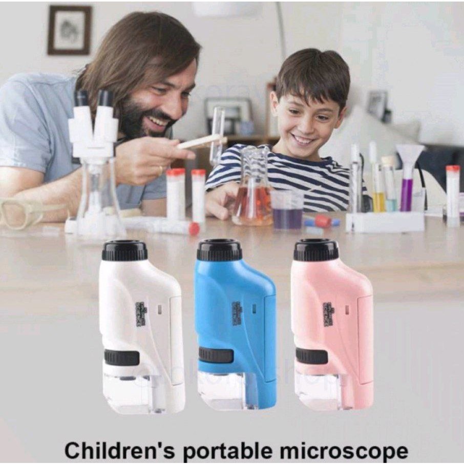 Jual MIKROSKOP MINI / Linmora Mikroskop Mini Pocket Lab 60X-120X ...