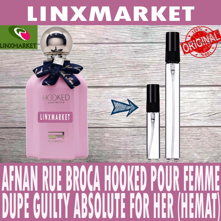 Jual AFNAN RUE BROCA HOOKED POUR FEMME EDP (DUPE GUILTY ABSOLUTE HER ...