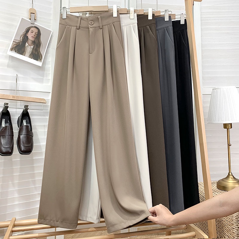 Jual Loose Pants Celana Kantor Wanita/Celana Kulot Formal Wanita LINEN ...