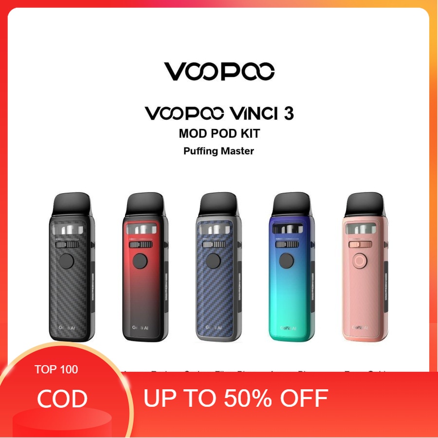 Jual (COD) VOOPOO VINCI 3 POD KIT 50W 1800mAh AUTHENTIC | Shopee Indonesia