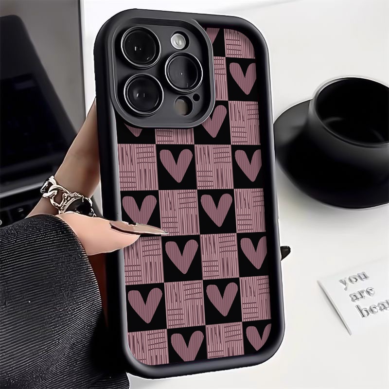 HONLEN Custodia per Realme C55 / Realme Narzo N55 (6.72 Inches), Cover Morbida in Silicone TPU, Design del Telaio Galvanico - Rosa