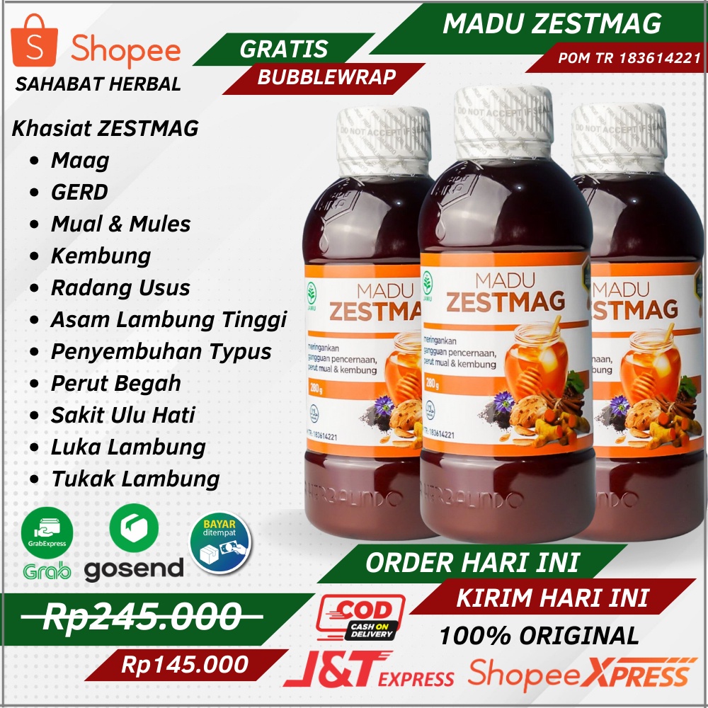 Jual Madu Zestmag Asli Original Obat Asam Lambung Asli Gerd Maag Mual