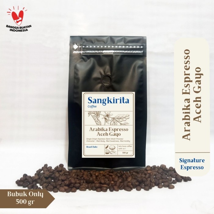 Jual Kopi Bubuk Arabika Espresso Aceh Gayo 500 g…