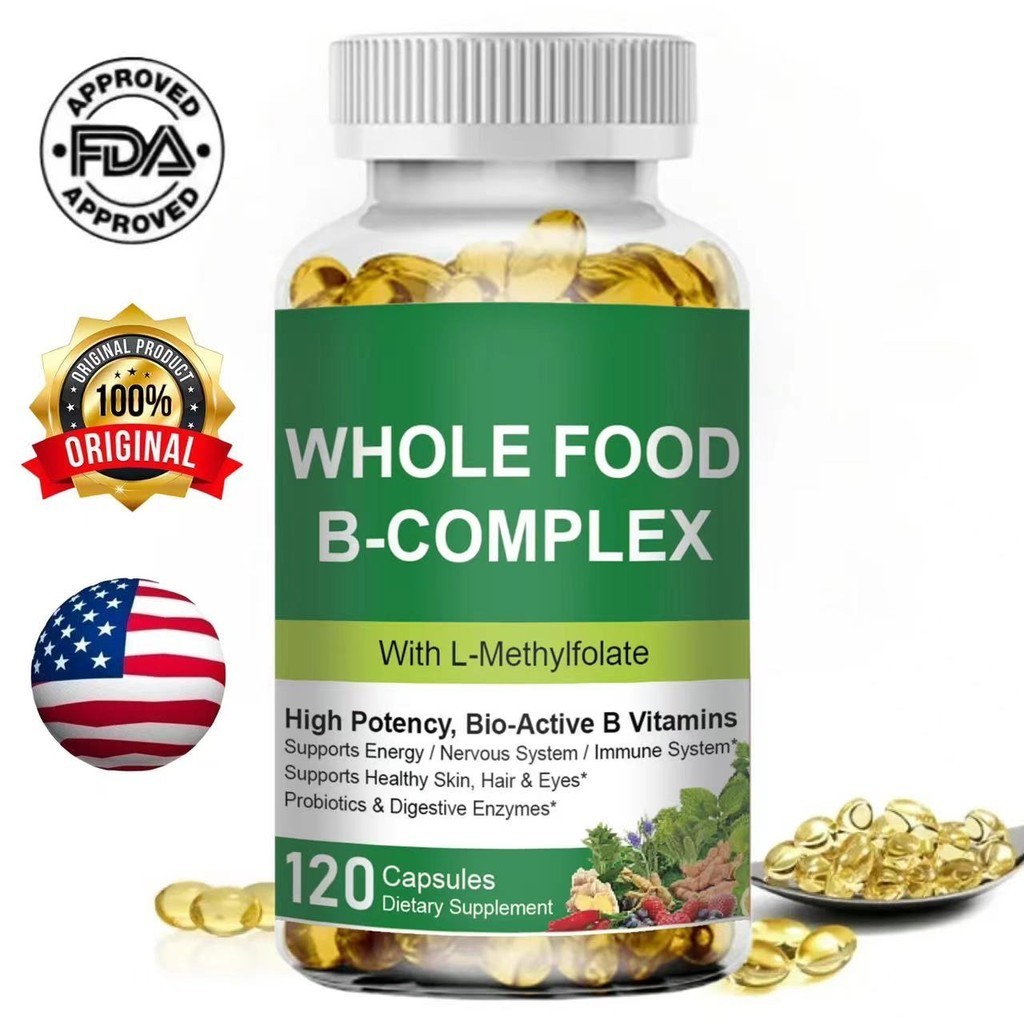 Jual Vitamin B Complex Capsules B1, B2, B3, B5, B6, B7, B9, B12 For ...