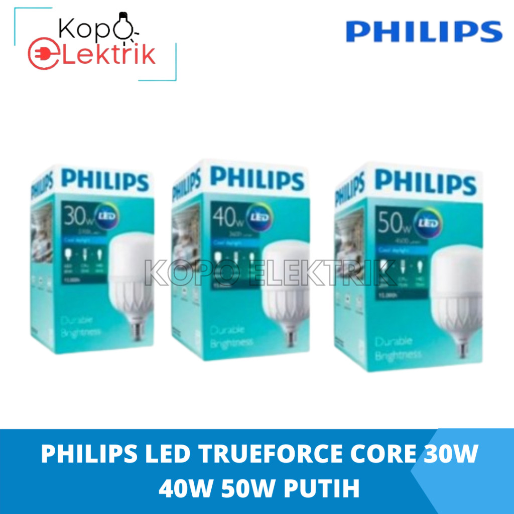 Jual Philips LED TrueForce Core 30w 40w 50w Putih | Shopee Indonesia
