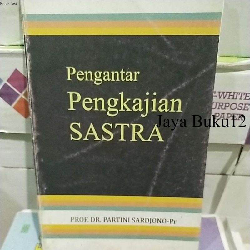 Jual Buku pengantar pengkajian sastra partini | Shopee Indonesia