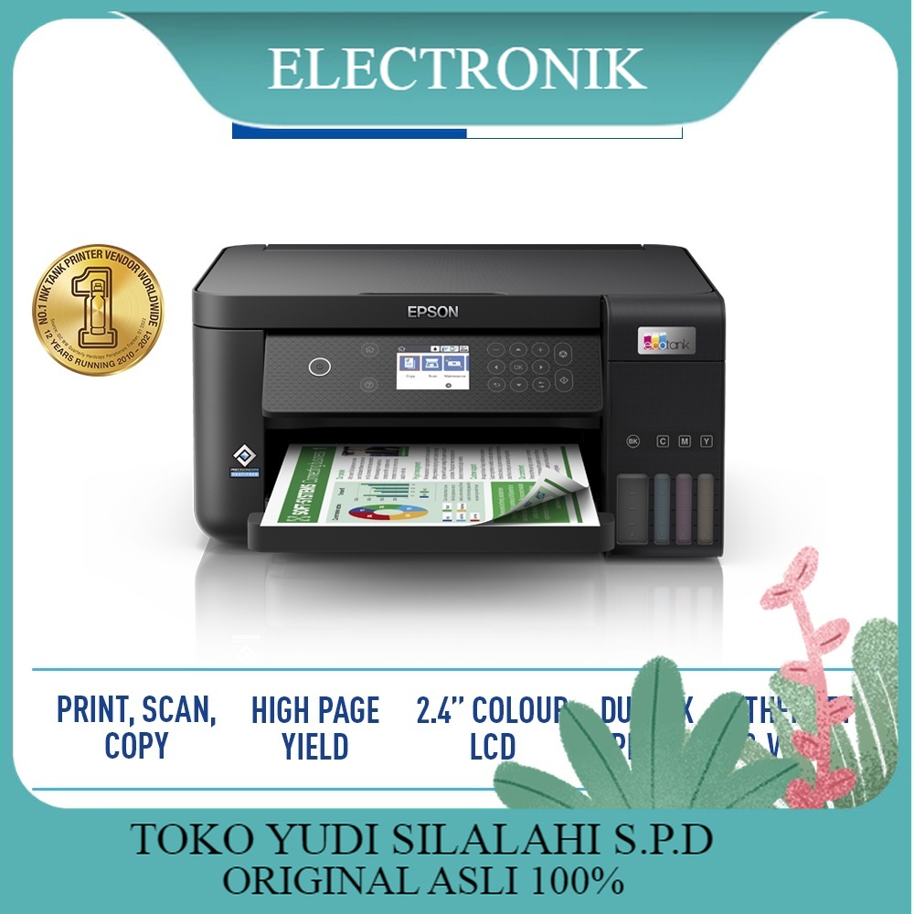 Jual Epson Ecotank L6260 A4 Wi Fi Duplex All In One Ink Tank Printer Shopee Indonesia 7256
