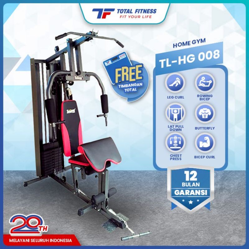 Jual Home Gym Total TLHG 008 Multy Gym Homegym Shopee Indonesia