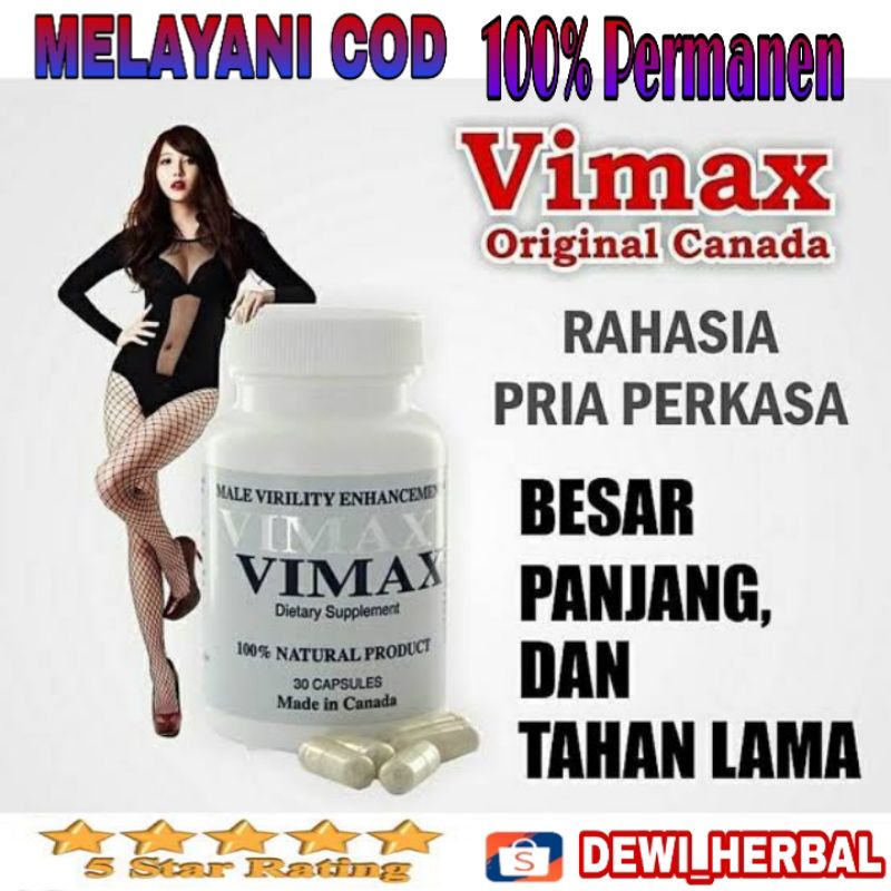 Jual Cod Vimax Canada Asli 100 Original Obat Kuat Pembesar Pemanjang