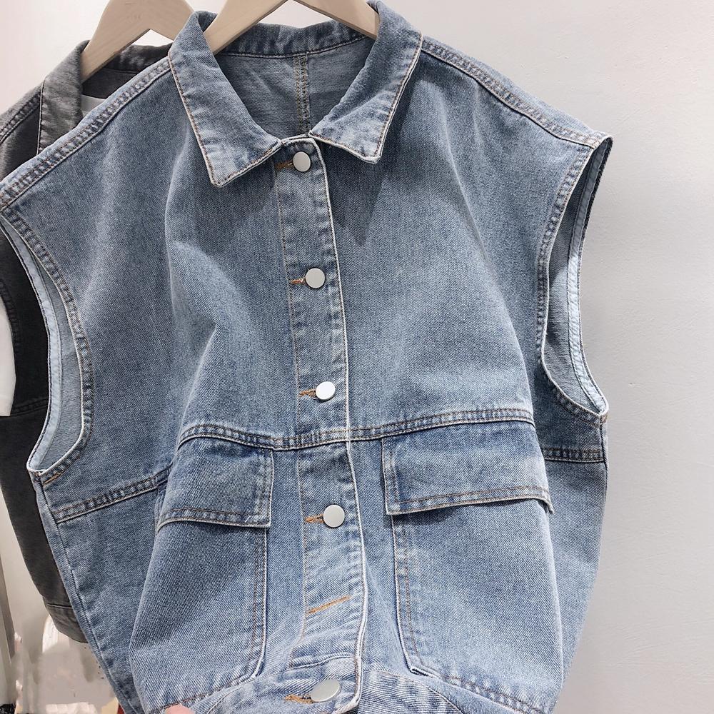 Jual [ COD ] Aroana JENNIE OUTFIT ##DEMIN VINTAGE ROMPI VEST WANITA ...