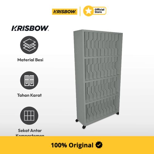 Jual Krisbow Filling Cabinet Lemari Arsip - Abu-Abu | Shopee Indonesia