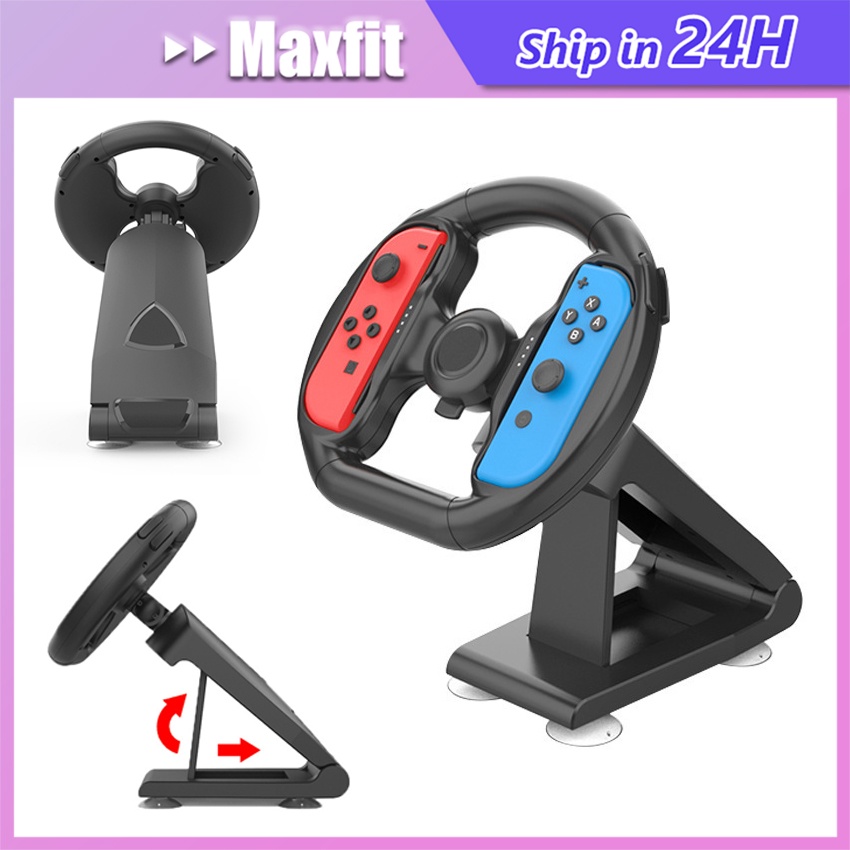 Jual Handle Racing Steering Wheel Stand Dock Joy-Con Nintendo Switch ...