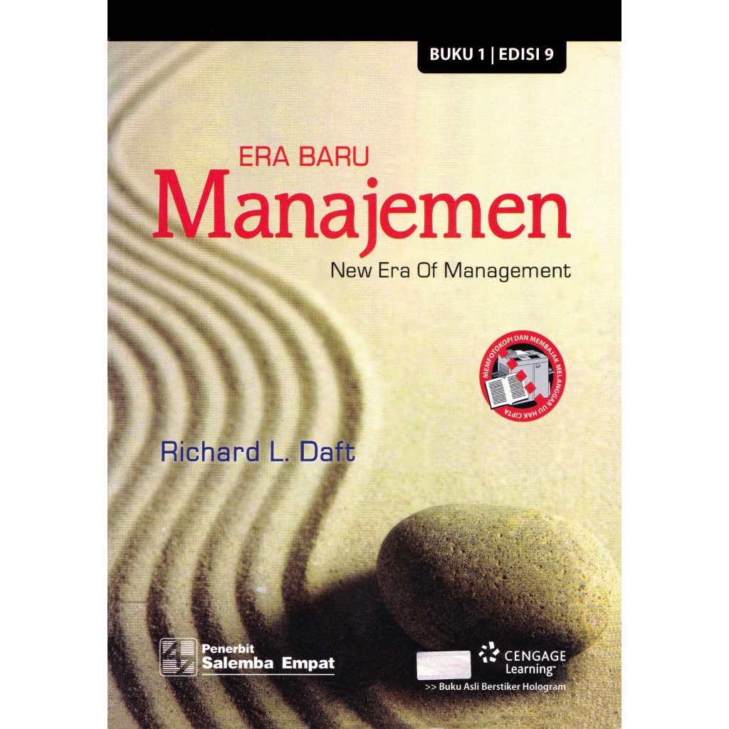 Jual Buku Era Baru Manajemen Edisi 9 Jilid 1 Richard L Daft | Shopee ...