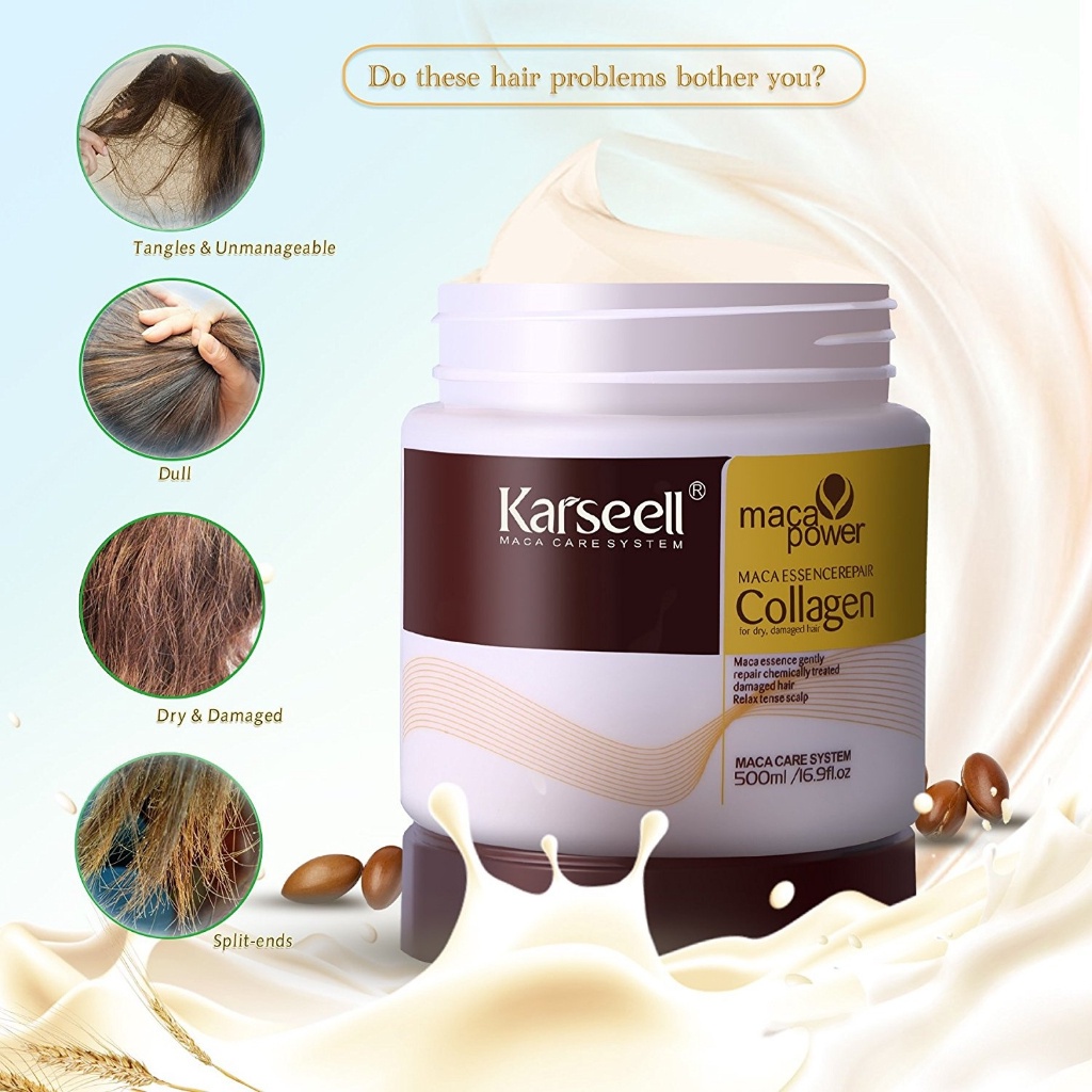 Jual KARSEELL Collagen Hair Mask Keratin Treatment - KARSELL Masker ...