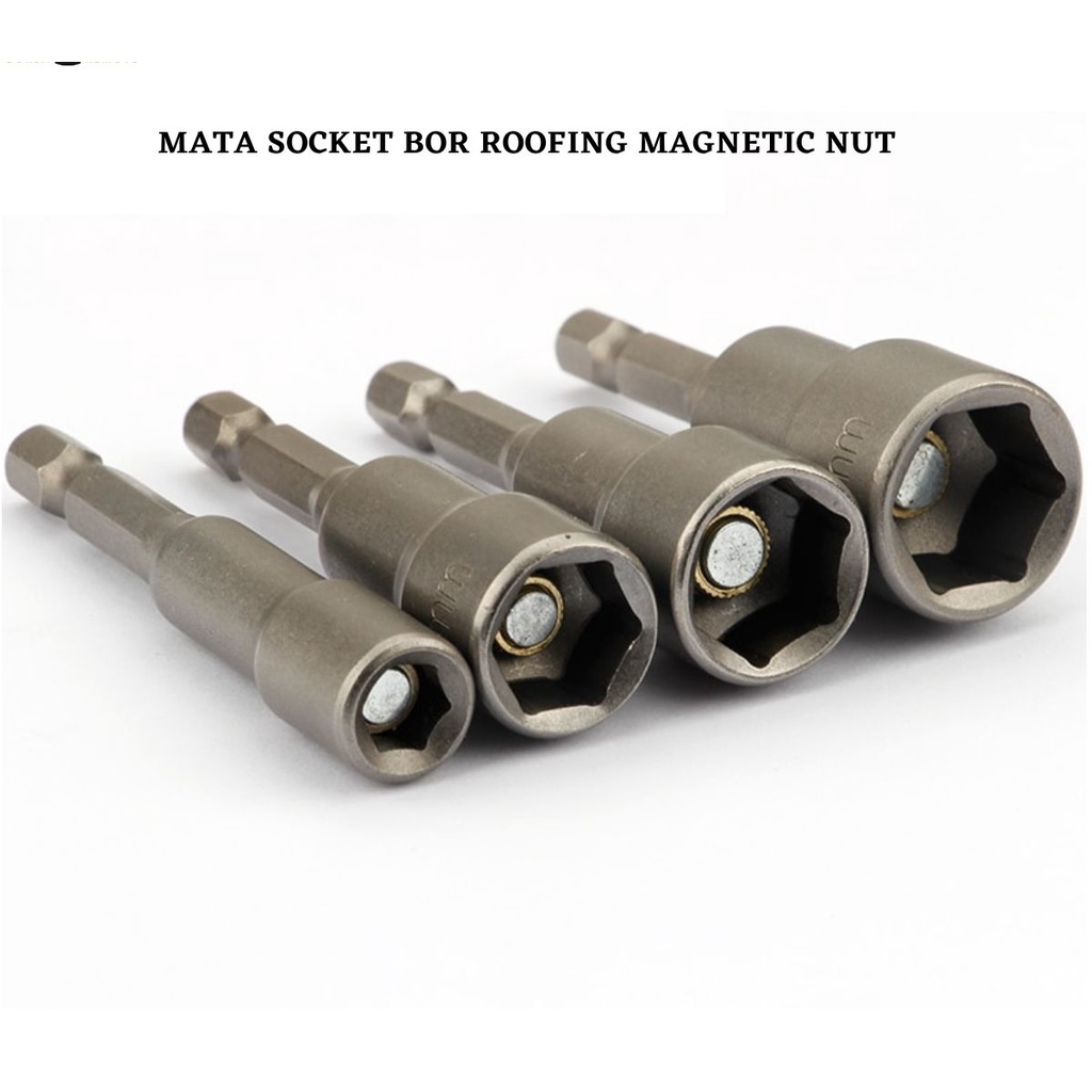Jual 5 PCS Obeng Sock Roofing 8 x 65 mm Mata Bor Sock Baut Baja Ringan ...