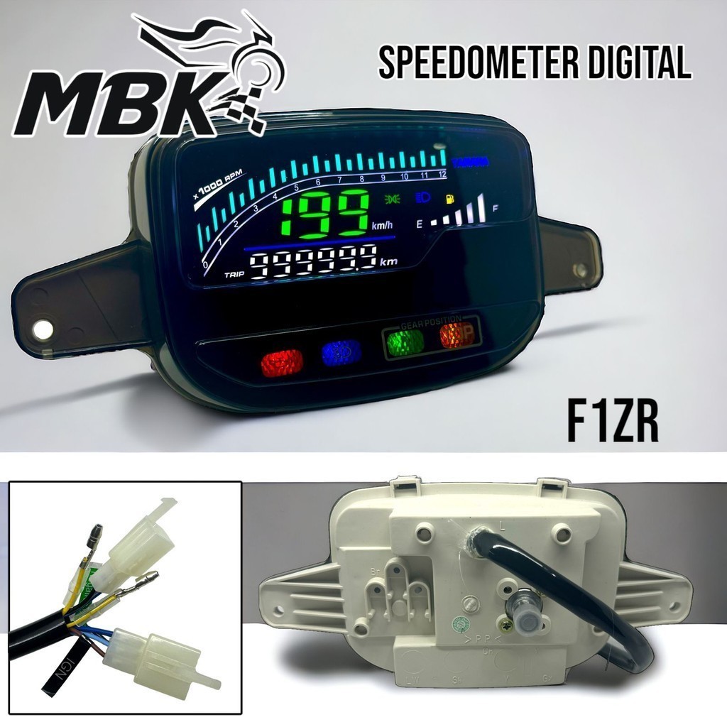 Jual Speedometer/Spidometer Digital LED F1ZR | Shopee Indonesia