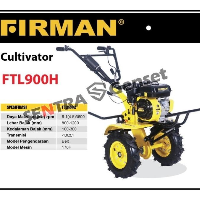 Jual Traktor Firman Ftl H Mesin Bajak Sawah Mini Mesin Cultivator