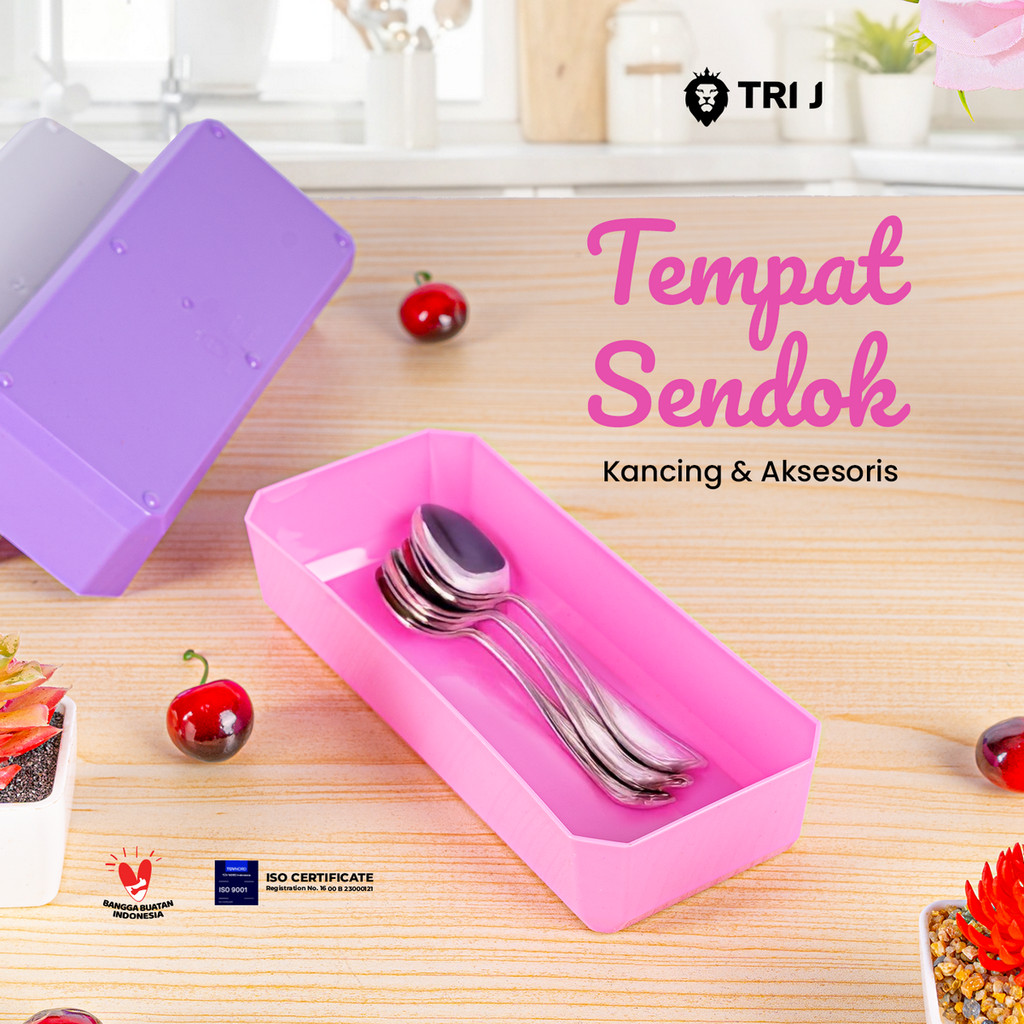 Jual Tempat Sendok Garpu / Tempat Kancing / Tempat Plastik | Shopee ...