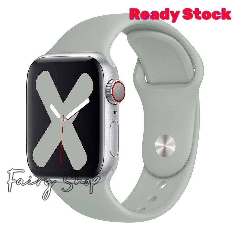 Ready Stock For Solid Aolor Silicone Band For Apple Watch Series Ultra  Ultra SE iWatch Size 49mm 45mm 41mm 44mm 40mm 42mm 38mm 